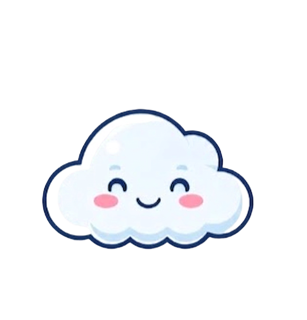 CUTECLOUD cloud mascot